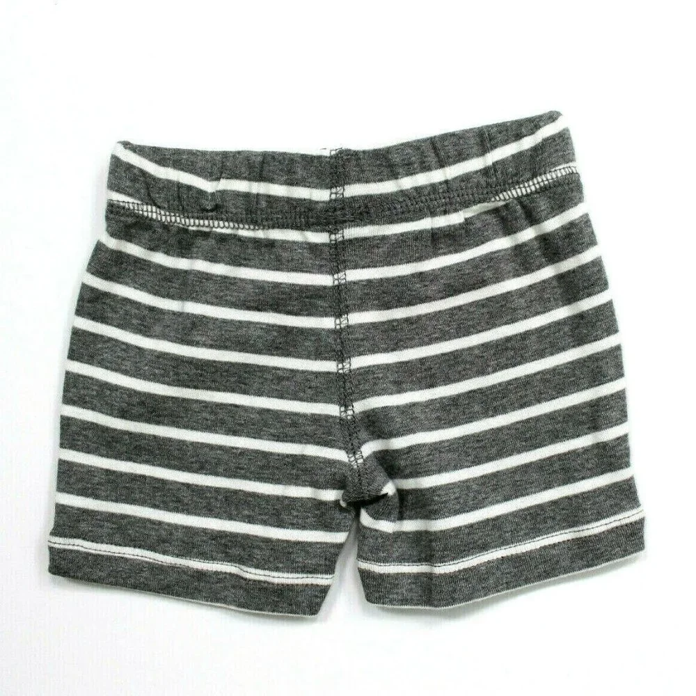 Carter's 3-Piece Bodysuit, Shirt and Stripe Shorts 3M